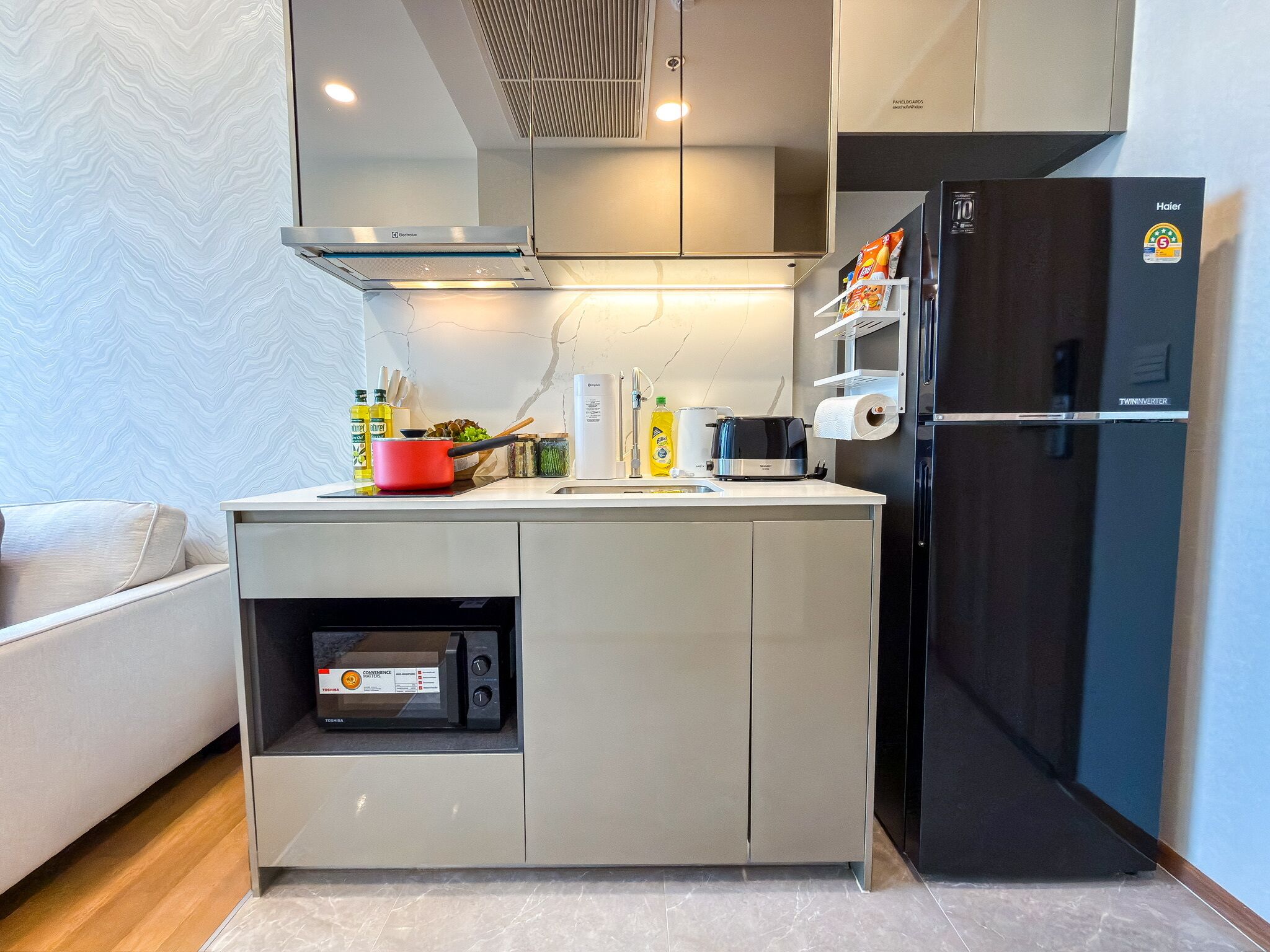 อพาร์ทเมนท์, 1 ห้องนอน, ระเบียง, วิวสวน | ภายใน