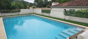 House 90 m2 with swimming pool and air conditioning - 3 bedrooms - near Montpellier