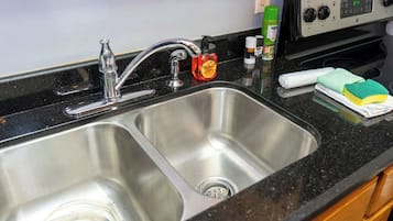 Apartment, Multiple Beds, Kitchen, Pool View (Harbor by the Sea #1) | Private kitchen