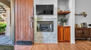 Interior - Casa Agave, a stylish Spanish one-bedroom lower-level condo. (La Quinta)