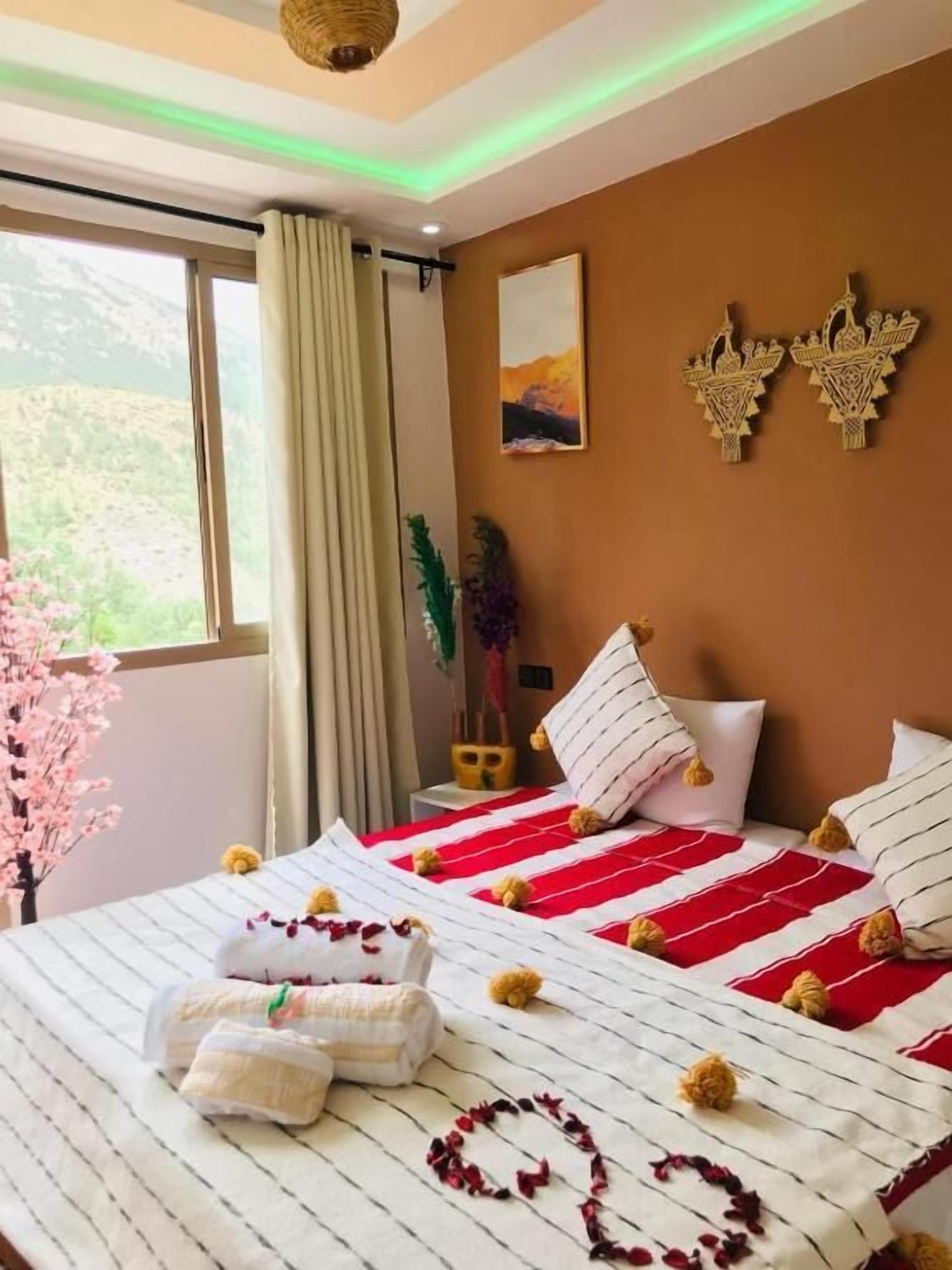 컴포트 더블룸 또는 트윈룸, 발코니, 산 전망