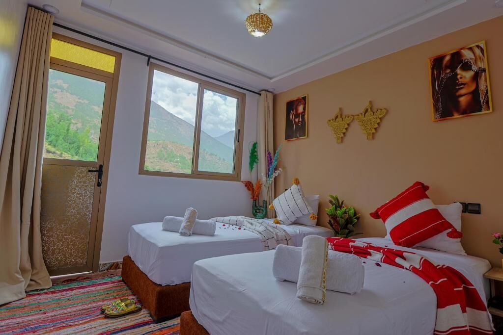  컴포트 더블룸 또는 트윈룸, 발코니, 산 전망