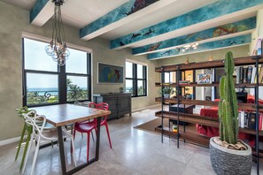 Family Apartment, Balcony, Beach View | Living area - The Netherland R5B on OceanDr (Miami Beach)
