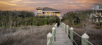 5BR w/ Dock & Beach Access | Coastal Views