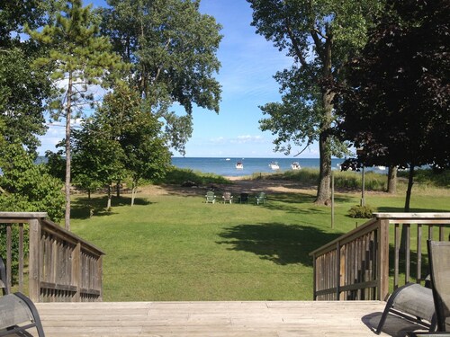True Beach Front Cottage in Turkey Point. Rare find.