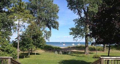True Beach Front Cottage in Turkey Point. Rare find.