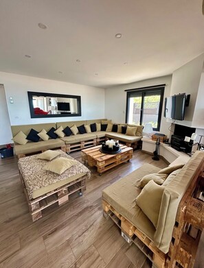 Smart TV, fireplace, printers - Ma vie là - House on the beach (Valras-Plage)