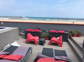 Terrace/patio - Ma vie là - House on the beach (Valras-Plage)