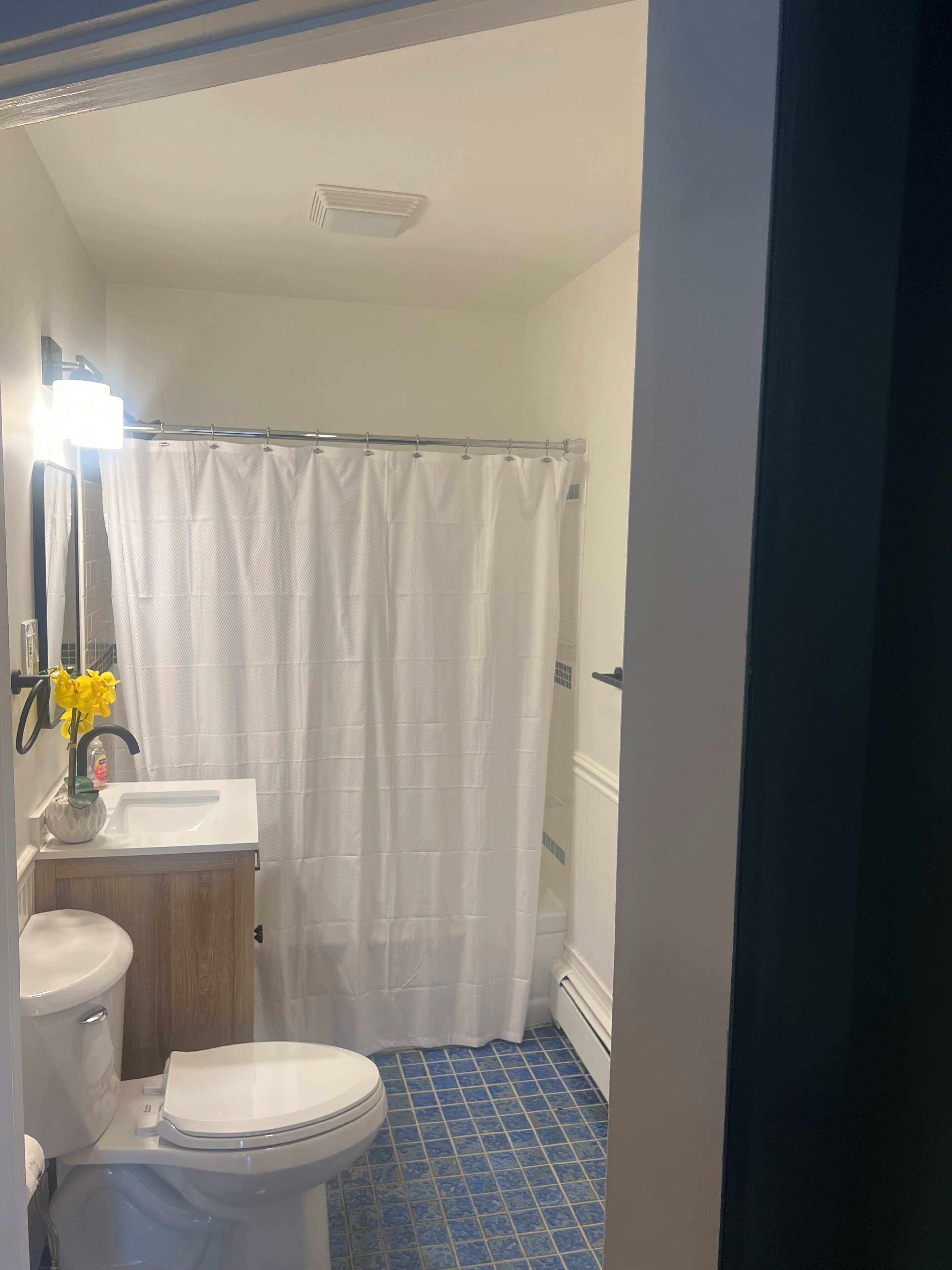 Towels, soap, toilet paper