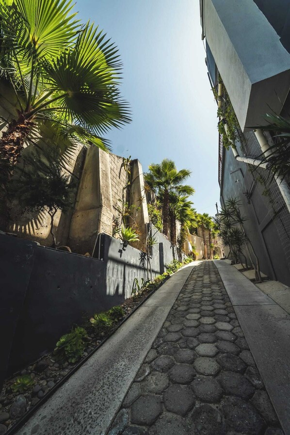 Overnattingsstedets uteområder