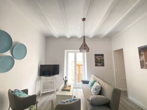 Living area - Bright apartment in the historic center of Tarragona (Tarragona)