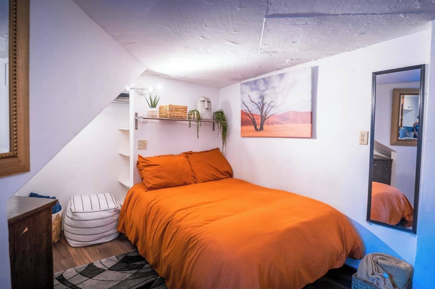 1 bedroom, iron/ironing board, travel crib, WiFi (free)