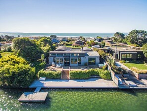 Exterior - Contemporary Seadrift Lagoon Retreat w/ Hot Tub (Stinson Beach)