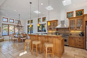 Fridge, microwave, oven, stovetop - Light and Breezy Seadrift Lagoon Home w/ Hot Tub (Stinson Beach)