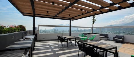 Terrasse sur le toit