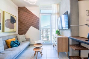 Living area - ¡Cerca de Fundidora! 7 huéspedes|King bed 2BR|2br (Monterrey)