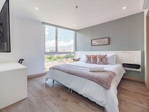 公寓, 露台, 城市景