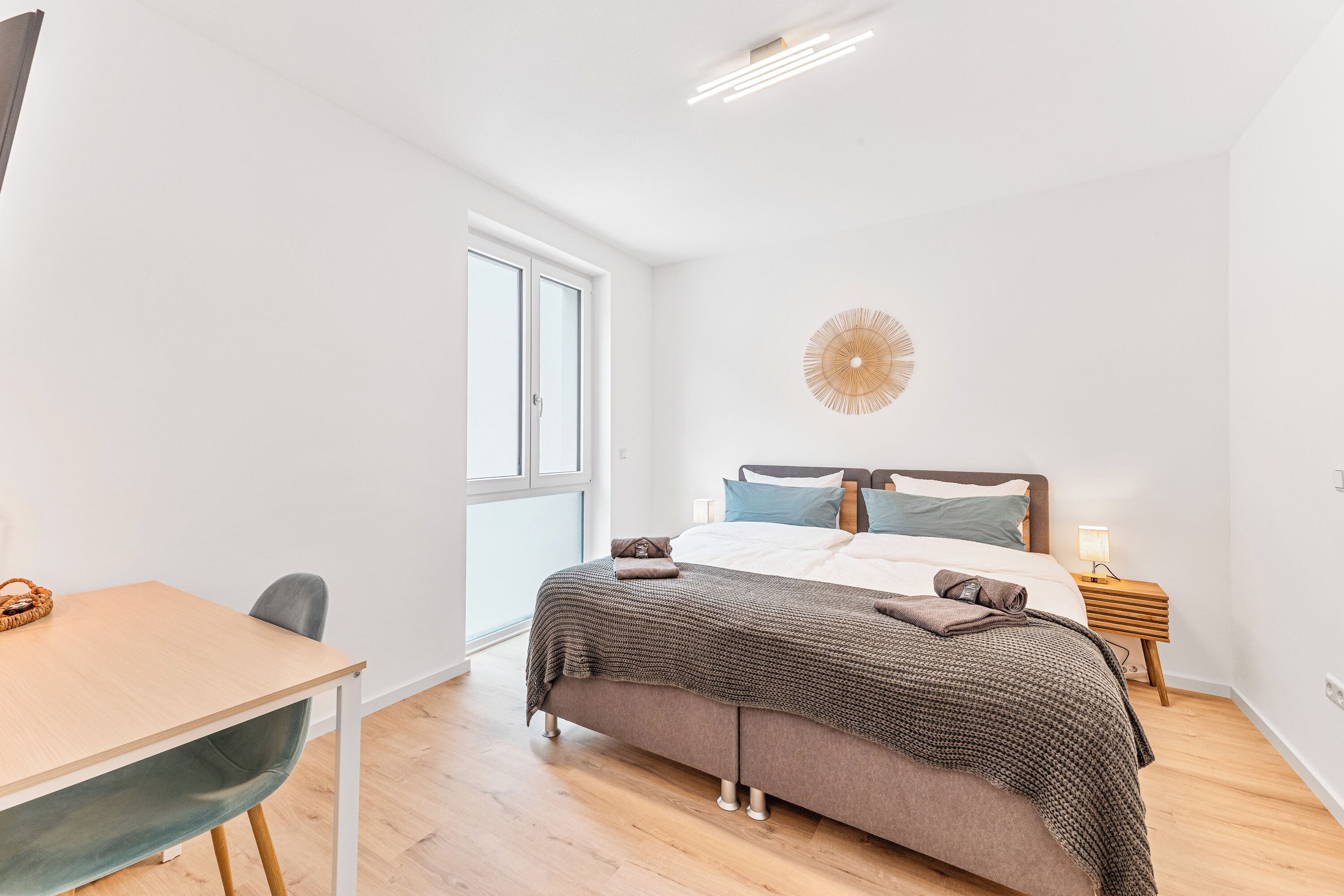 Superior-Apartment, Gartenblick