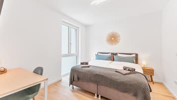 Superior-Apartment, Gartenblick