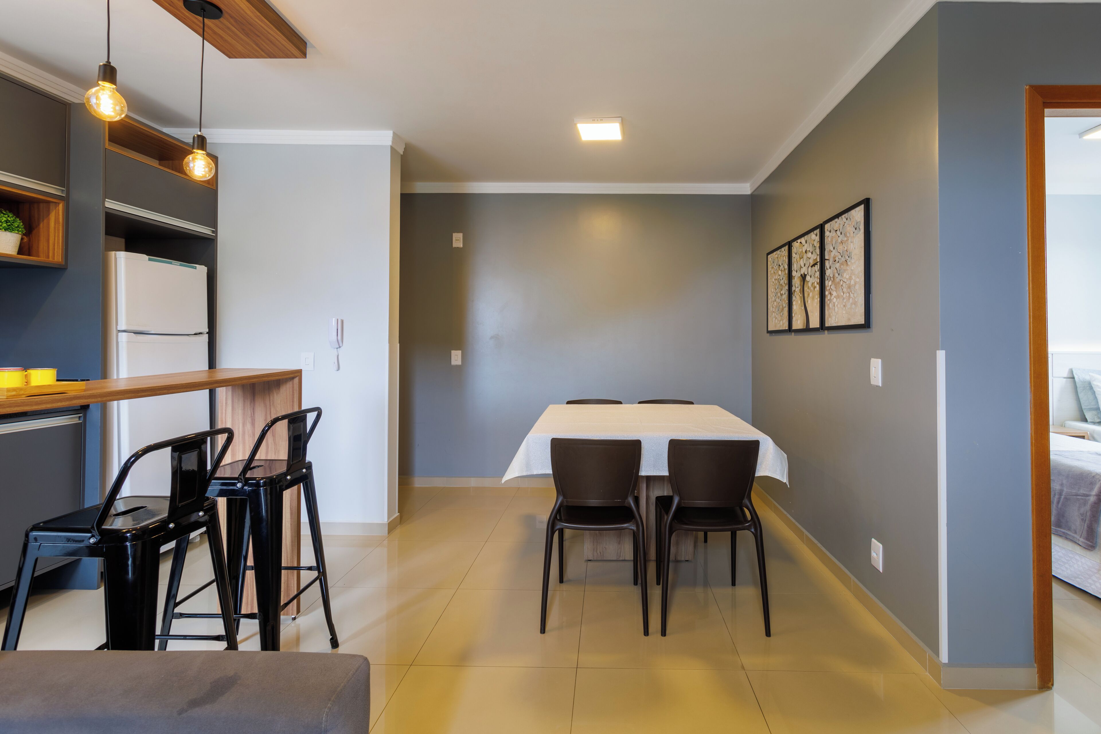 Familielejlighed - strandudsigt | Spiseområde