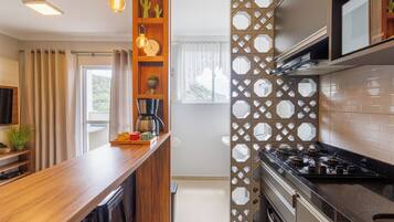 Perhehuoneisto, rantanäköala | Yksityinen keittiö