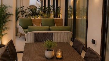 Junior Suite, Balcony, Sea View | Terrace/patio