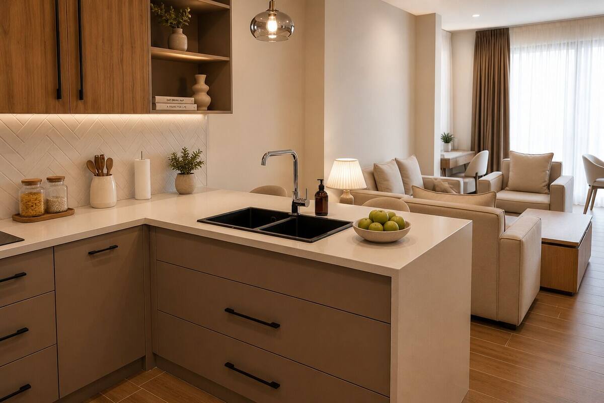 Junior Suite, Balcony, Sea View | Living area