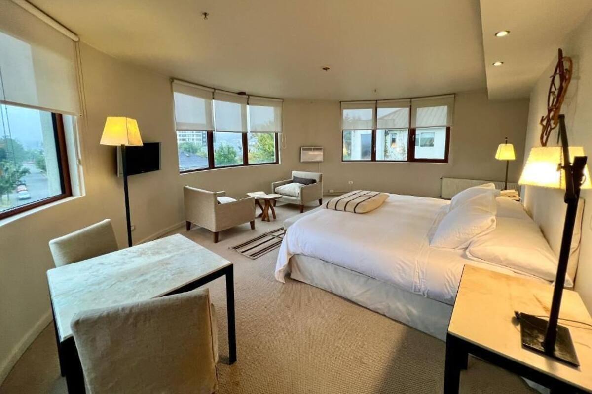 Suíte superluxo, vista para a cidade