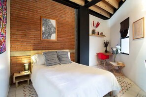 1 bedroom, iron/ironing board, WiFi, bed sheets - Mexican style cozy loft with private terrace (Ciudad de México)