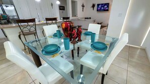 Apartment, Multiple Beds, Kitchen (Las Marinas 108) | Dining - Channel Views Private Boat Slip Pool & Patio (South Padre Island)