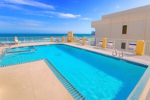 Pool - Penthouse Beachfront Views Renovated (South Padre Island)