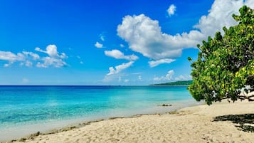 Sun-loungers, beach towels