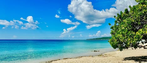 Sun loungers, beach towels