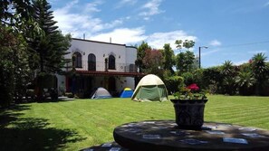 Basic Double or Twin Room, Patio, Pool View | Exterior - Hotel Casa Grangelo (Atlixco)