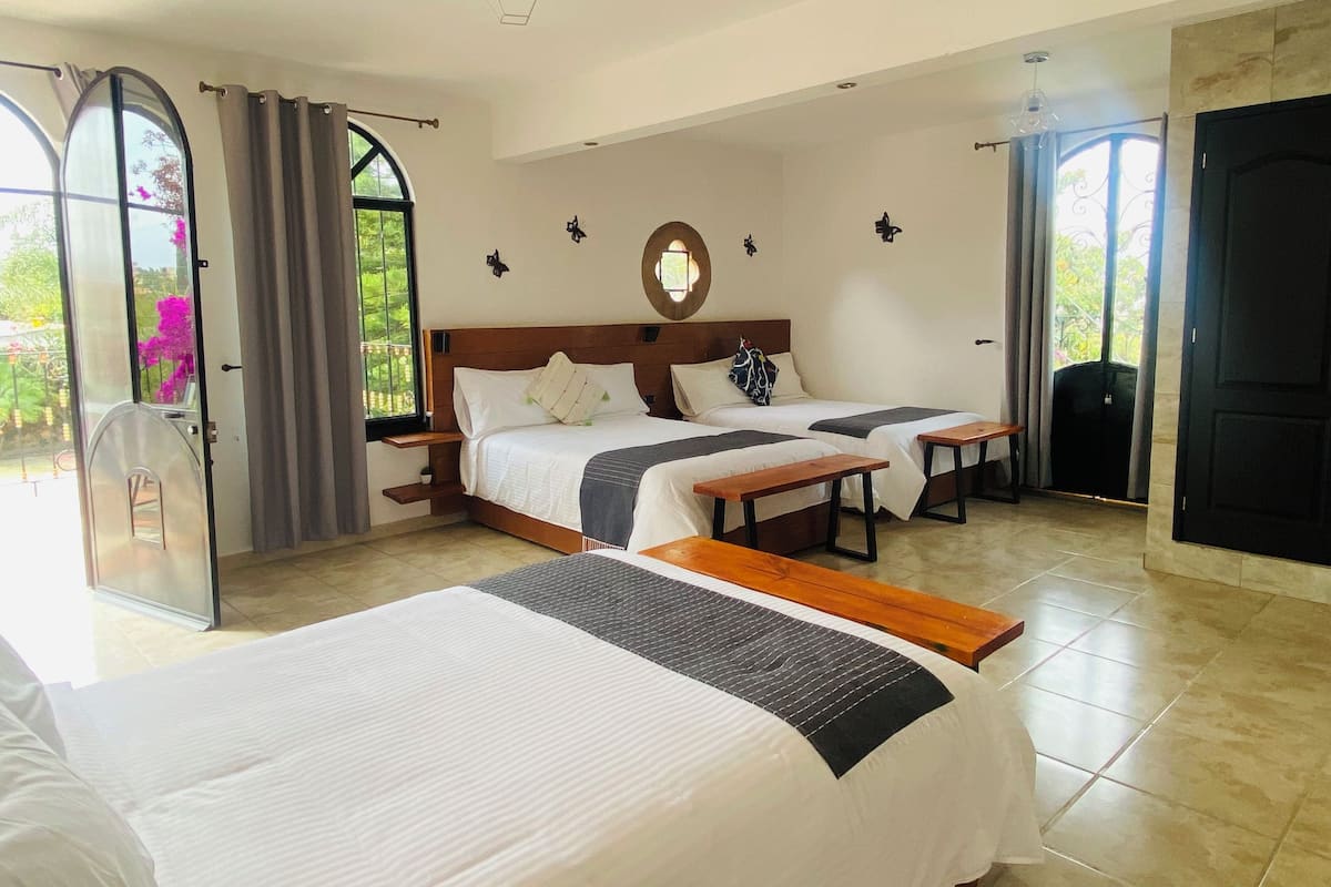 C11 - Comfort Triple Room, Patio, Garden View | Premium bedding, down comforters, WiFi (free)