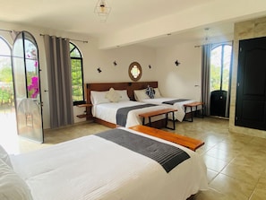 Comfort Triple Room, Patio, Garden View | Premium bedding, down duvets, free WiFi