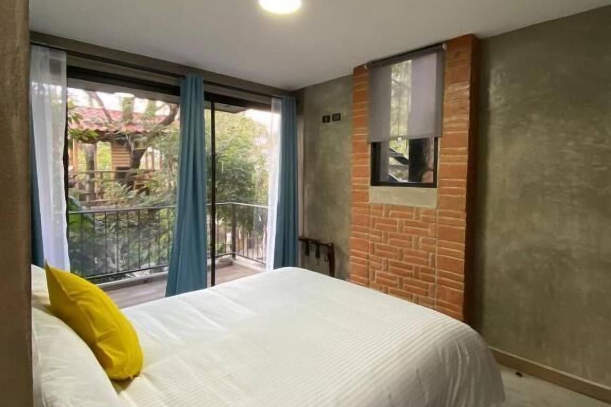 舒適雙人房, 露台, 庭園景