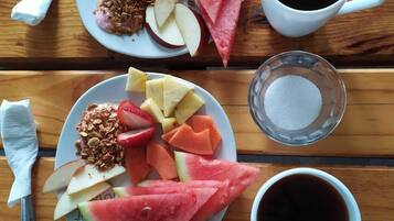 Café da manhã continental grátis todos os dias