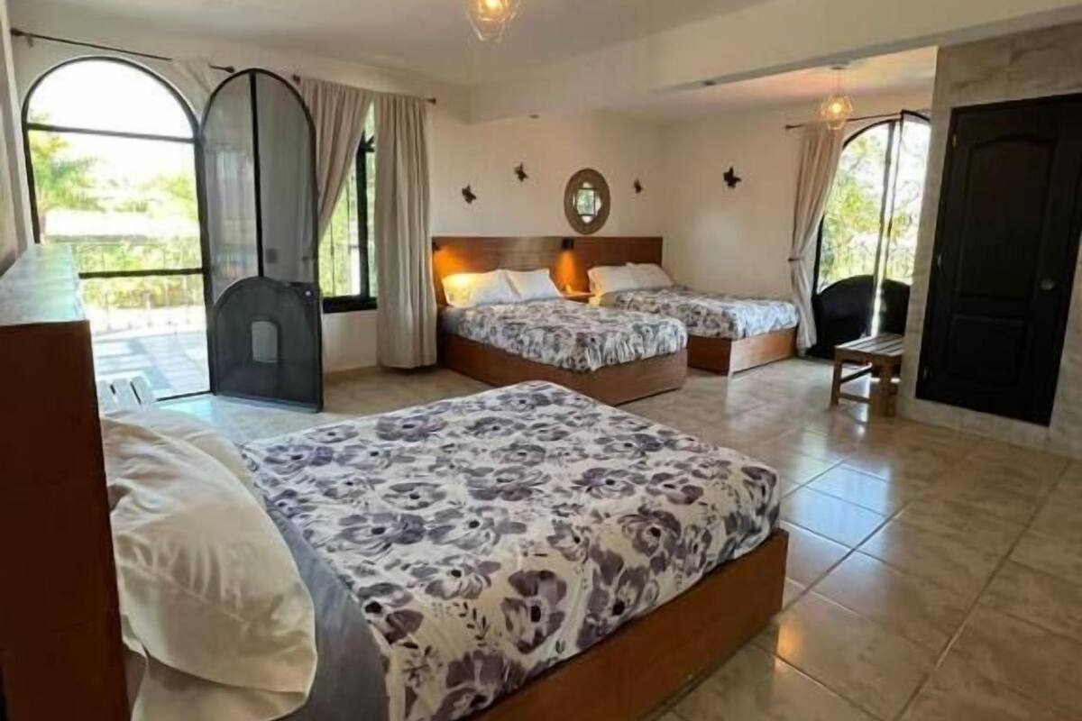 Phòng 3 phong cách cổ điển, ban công, quang cảnh vườn