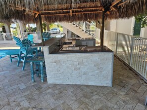 Terrace/patio - Golfside Tropical Retreat With Heated / Cooled Pool (Marathon)