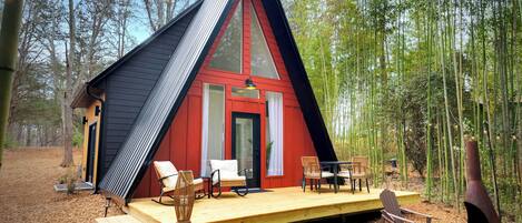 屋外ダイニングエリア