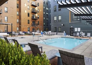 Pool - Top Floor, Lounge, King Bed, BSU (Boise)