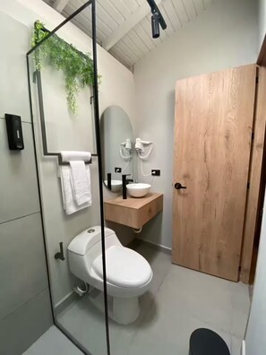 Shower, hair dryer, towels, soap - Boro House 6BR w/4Jacuzzis in Laureles (Medellín)