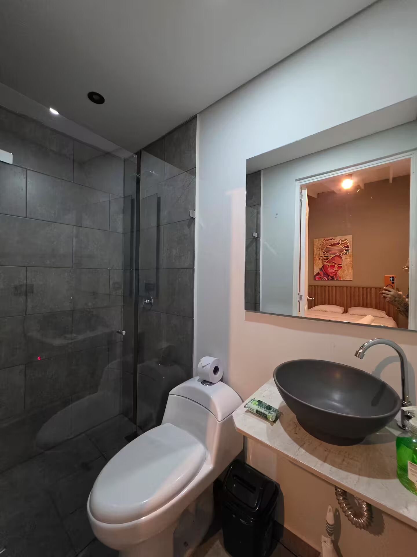 Shower, soap