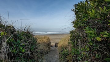 On the beach