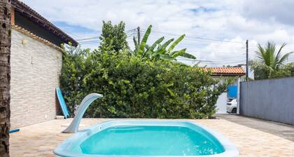 Casa piscina a 180m da Praia Boraceia