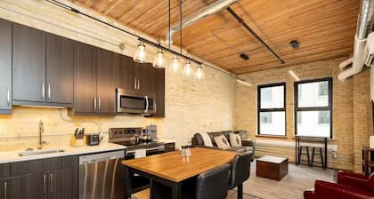 Bright Exchange District Loft | 1 Bed | 1 Bath |