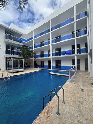 Outdoor pool - Condo Face à la Piscine, Plein Coeur de Sosua 106 (Sosúa)
