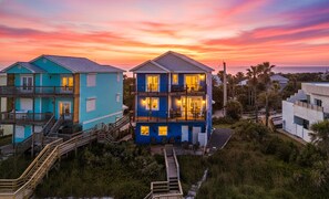 Exterior - Oceanfront Flagler Beach Luxury Home | 4BR/4BA | Balconies, Private Beach Walkover (Flagler Beach)