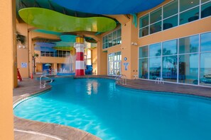 Indoor pool, a heated pool - Book Now! New Listing! Beachfront 2 bedroom at Splash Resort! (Panama City Beach)